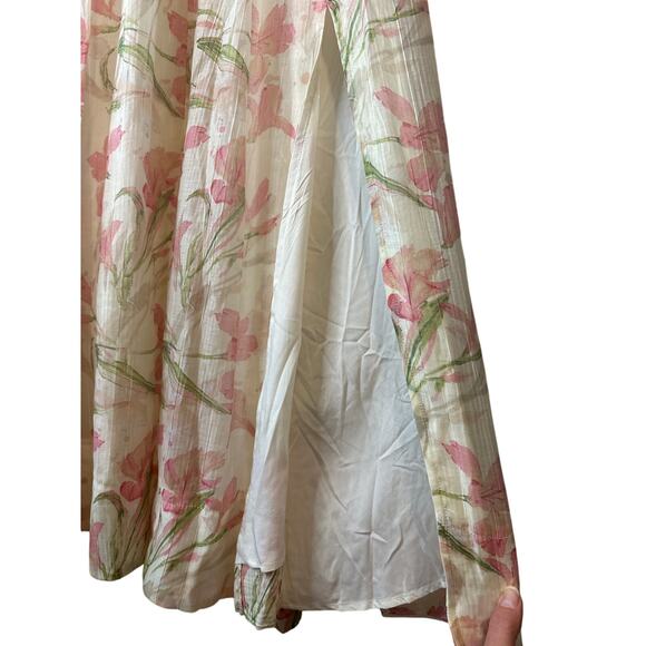 ASTR The Label NWT Sasila Puff Sleeve Smocked Midi Dress in White Size Small - Picture 8 of 14